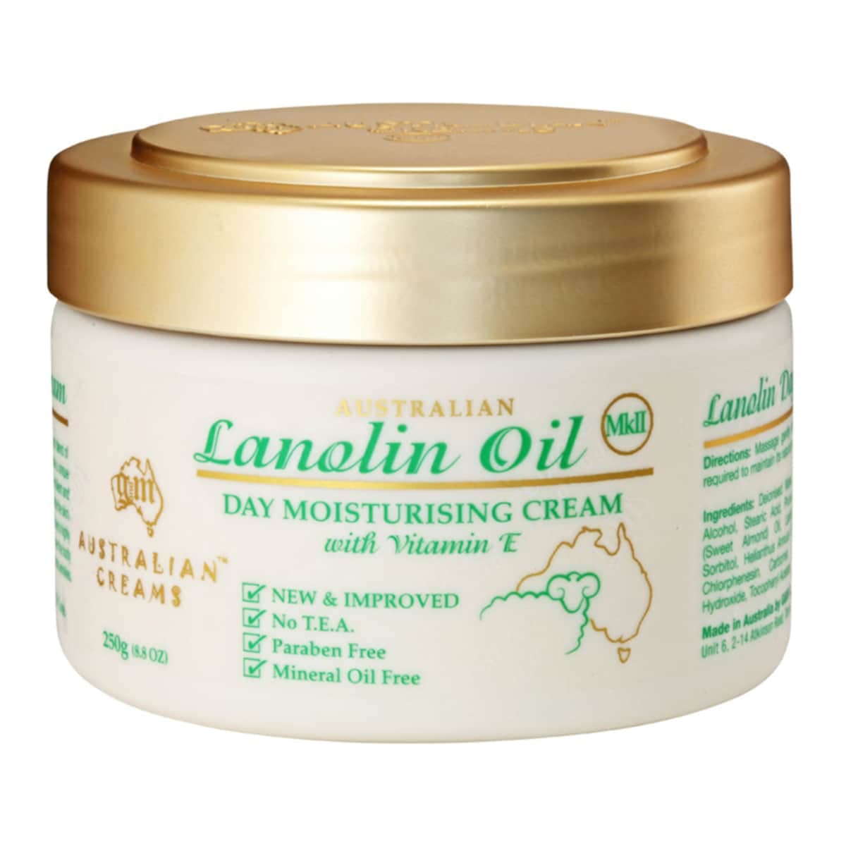 Thumbnail Australian Creams Lanolin Oil Day Moisturising Cream With Vitamin E 250G