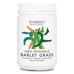 Synergy Natural Organic Barley Grass Powder 500G