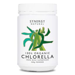 Synergy Natural Organic Chlorella Powder 500G