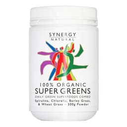 Synergy Natural Organic Super Greens Powder 500G