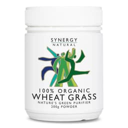 Synergy Natural Organic Wheat Grass Powder 200G