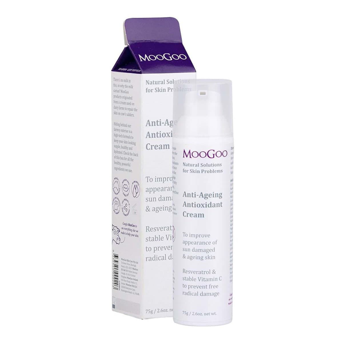 Moogoo Anti-Ageing Antioxidant Face Cream 75G