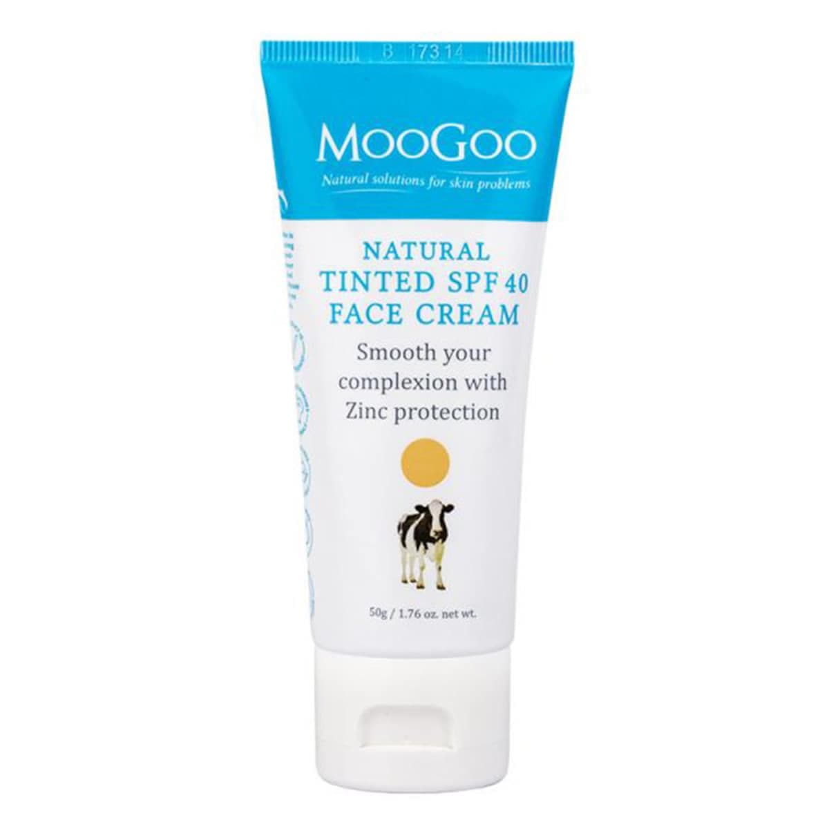 Moogoo Tinted Face Cream Spf40 50G