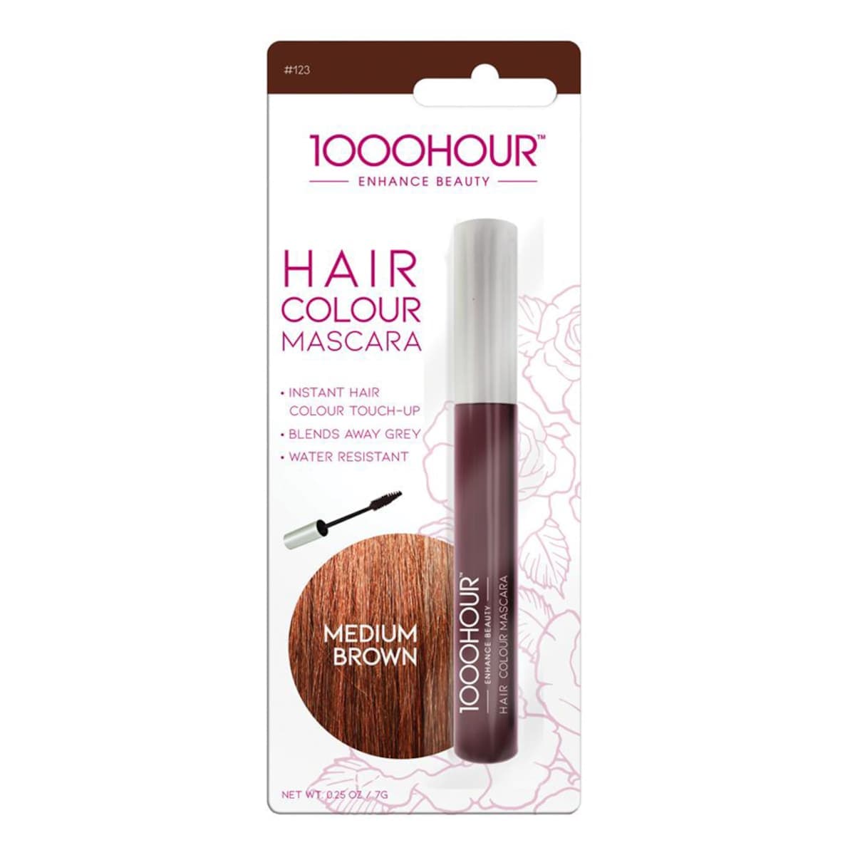 1000 Hour Hair Colour Mascara Medium Brown