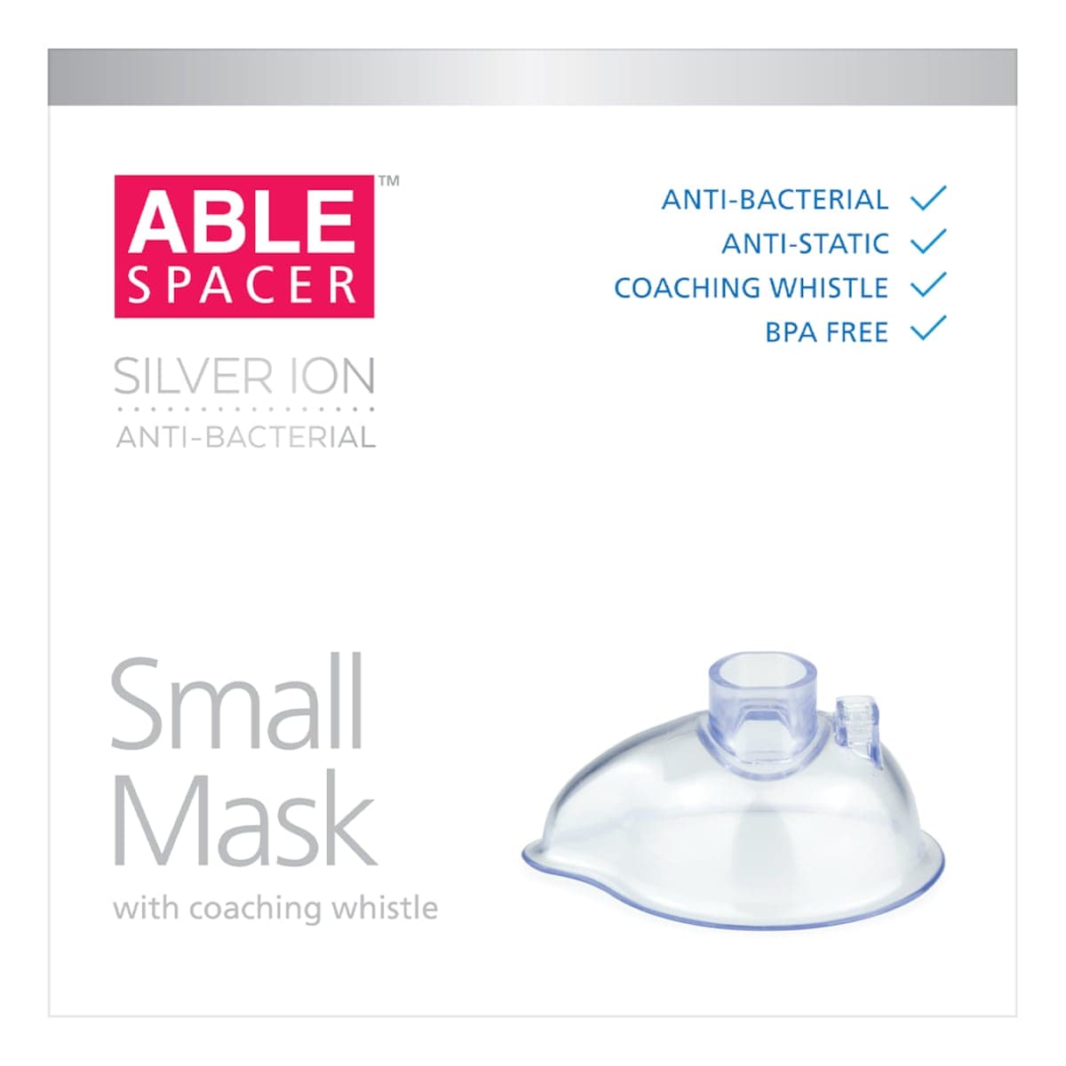 Thumbnail Able Spacer Whistle Mask Antibacterial Small