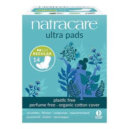 Natracare Ultra Pads Regular Wings 14 Pack