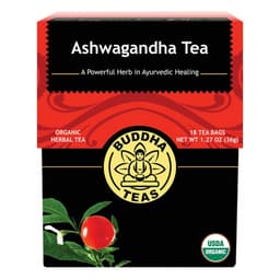 Buddha Teas Organic Herbal Ashwagandha Tea 18 Pack