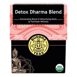 Buddha Teas Organic Herbal Detox Dharma Blend Tea 18 Pack