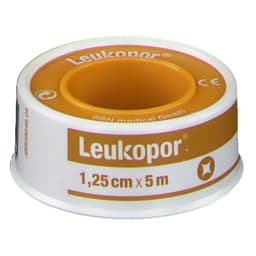 Leukopor Hypoallergenic Paper Tape 1.25Cm X 5M 1 Roll