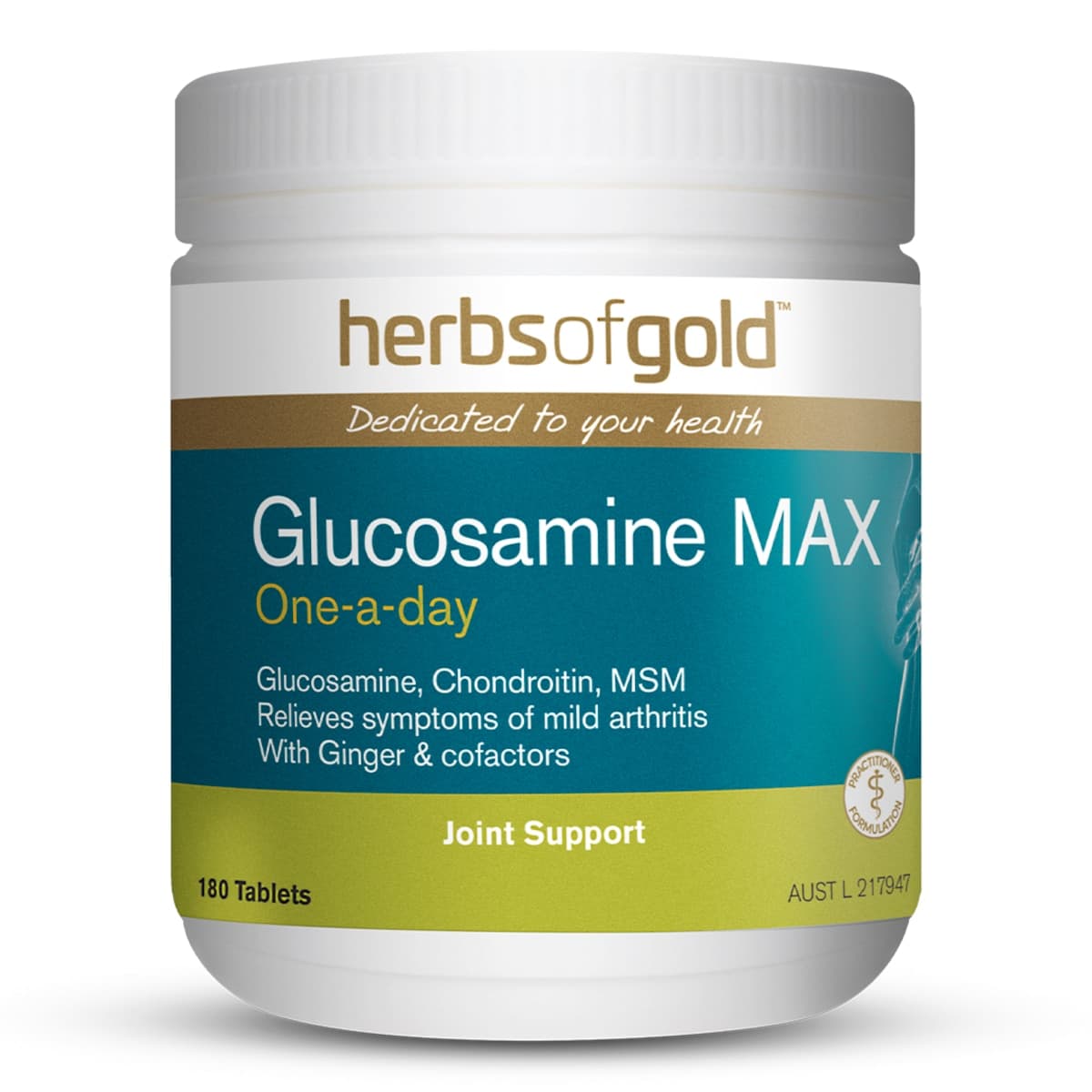 Thumbnail Herbs Of Gold Glucosamine Max 180 Tablets