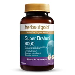 Herbs Of Gold Super Brahmi 6000 60 Tablets