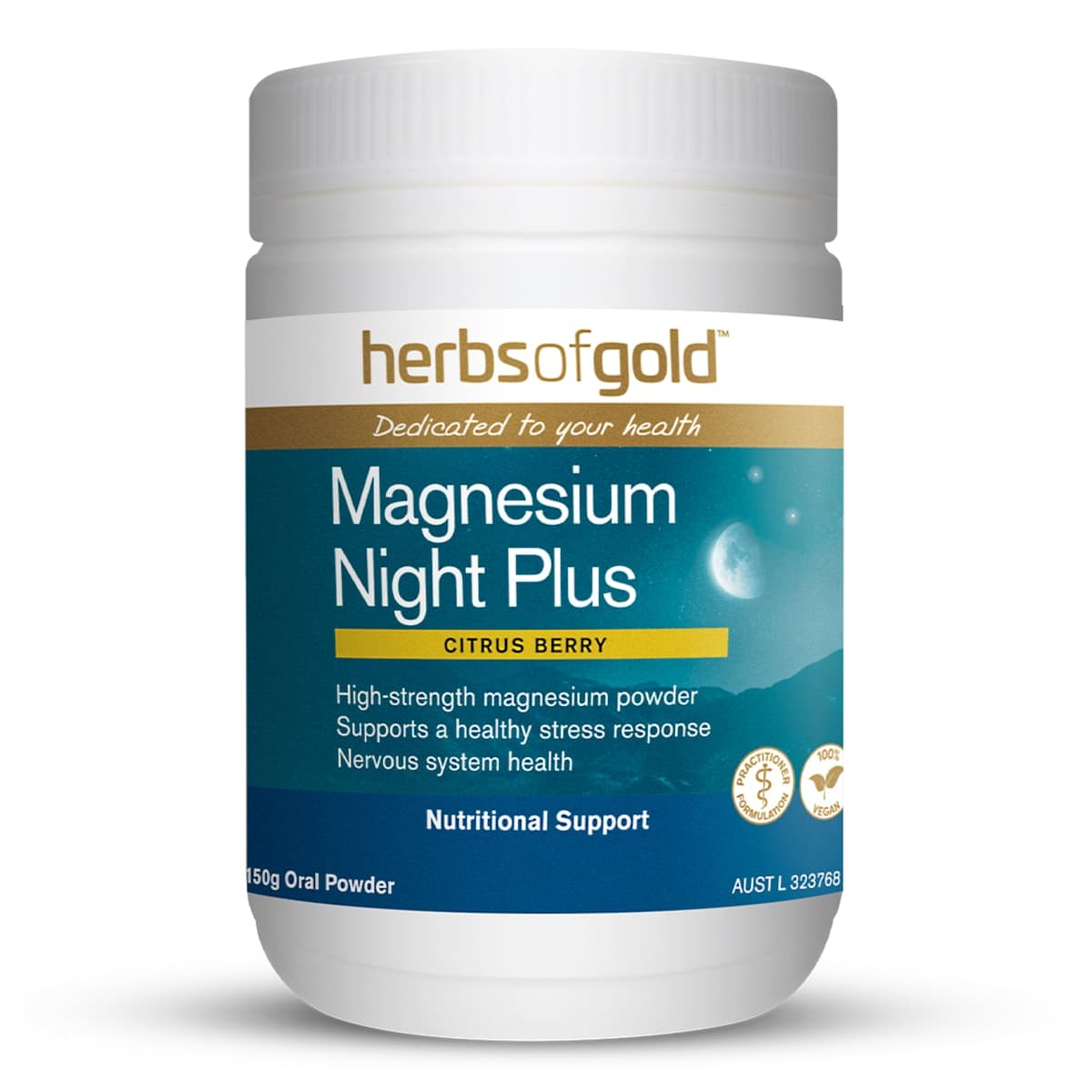 Herbs Of Gold Magnesium Night Plus 150G