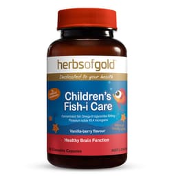 Herbs Of Gold Childrens Fish-I Care 60 Capsules