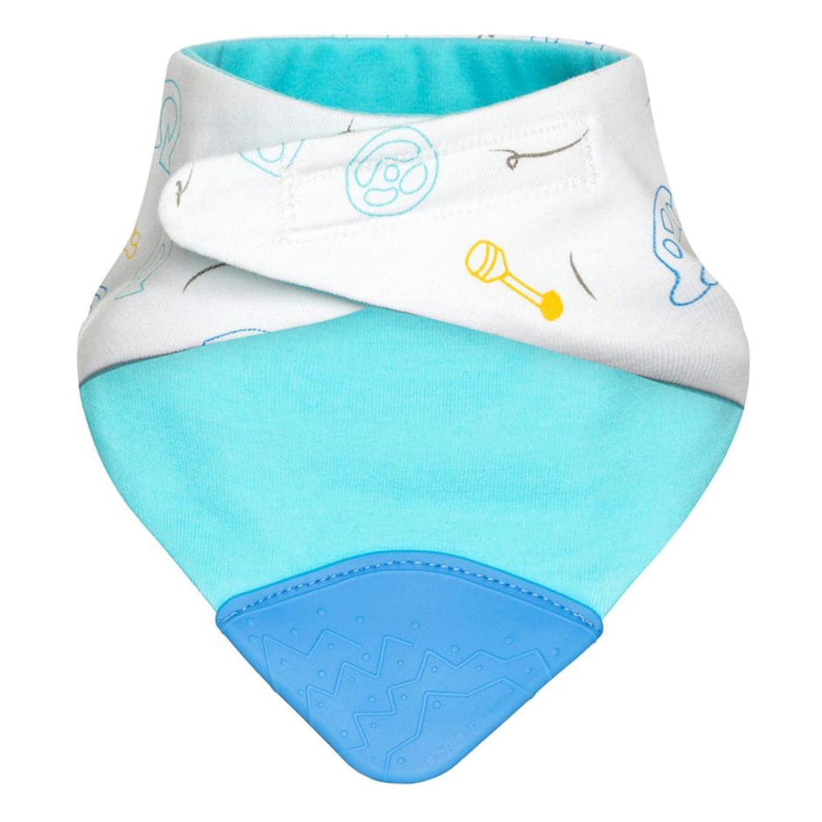 Thumbnail Becalm Baby Dribble And Chew Teething Bib Car