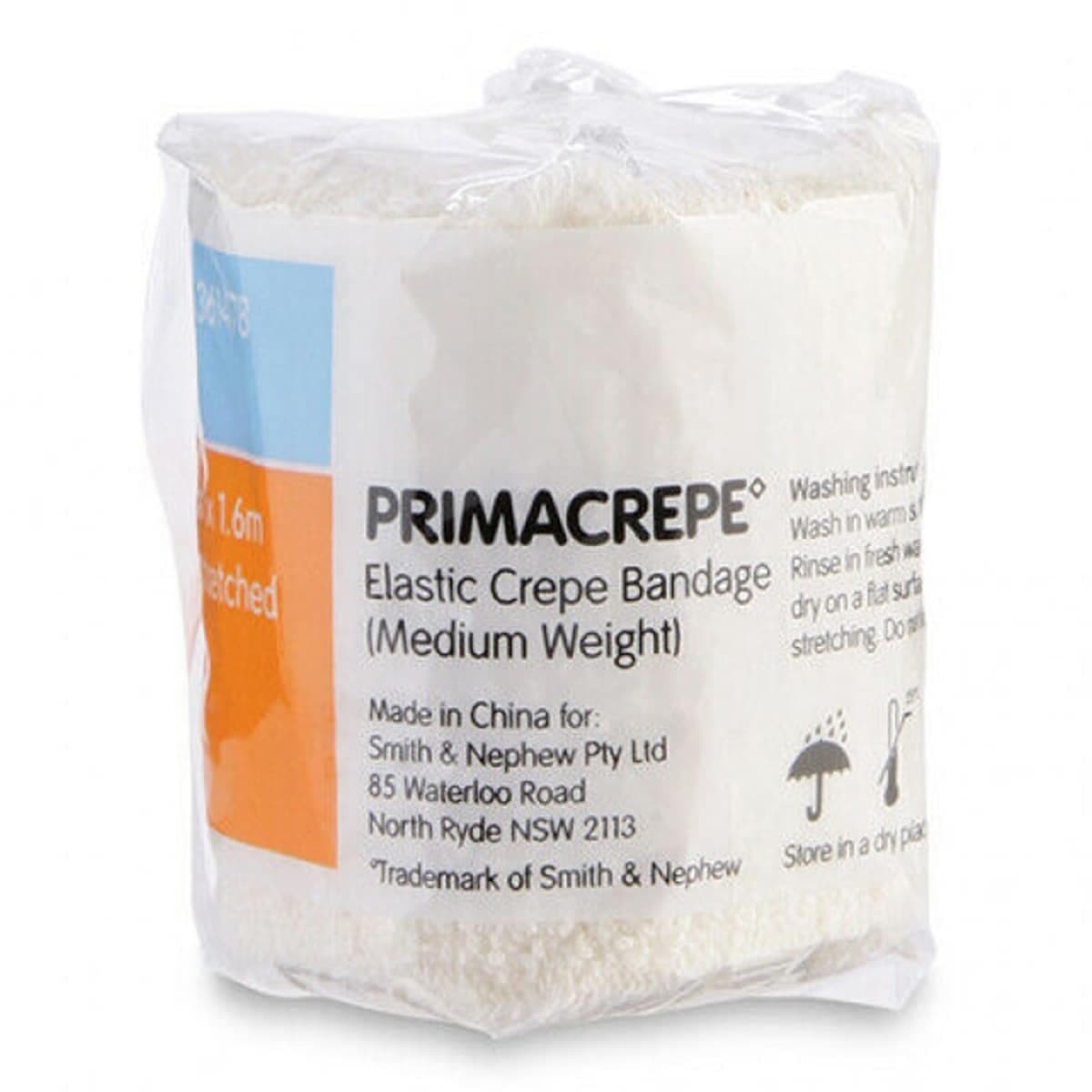 Primacrepe Elastic Crepe Medium Support 5Cm X 1.6M By Smith & Nephew