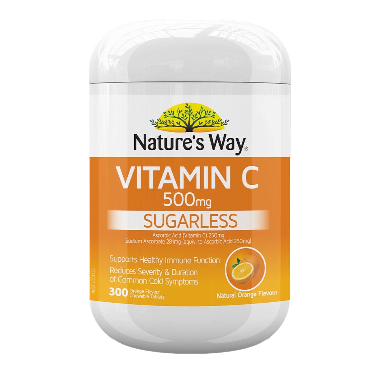 Thumbnail Natures Way Vitamin C 500Mg 300 Chewable Tablets