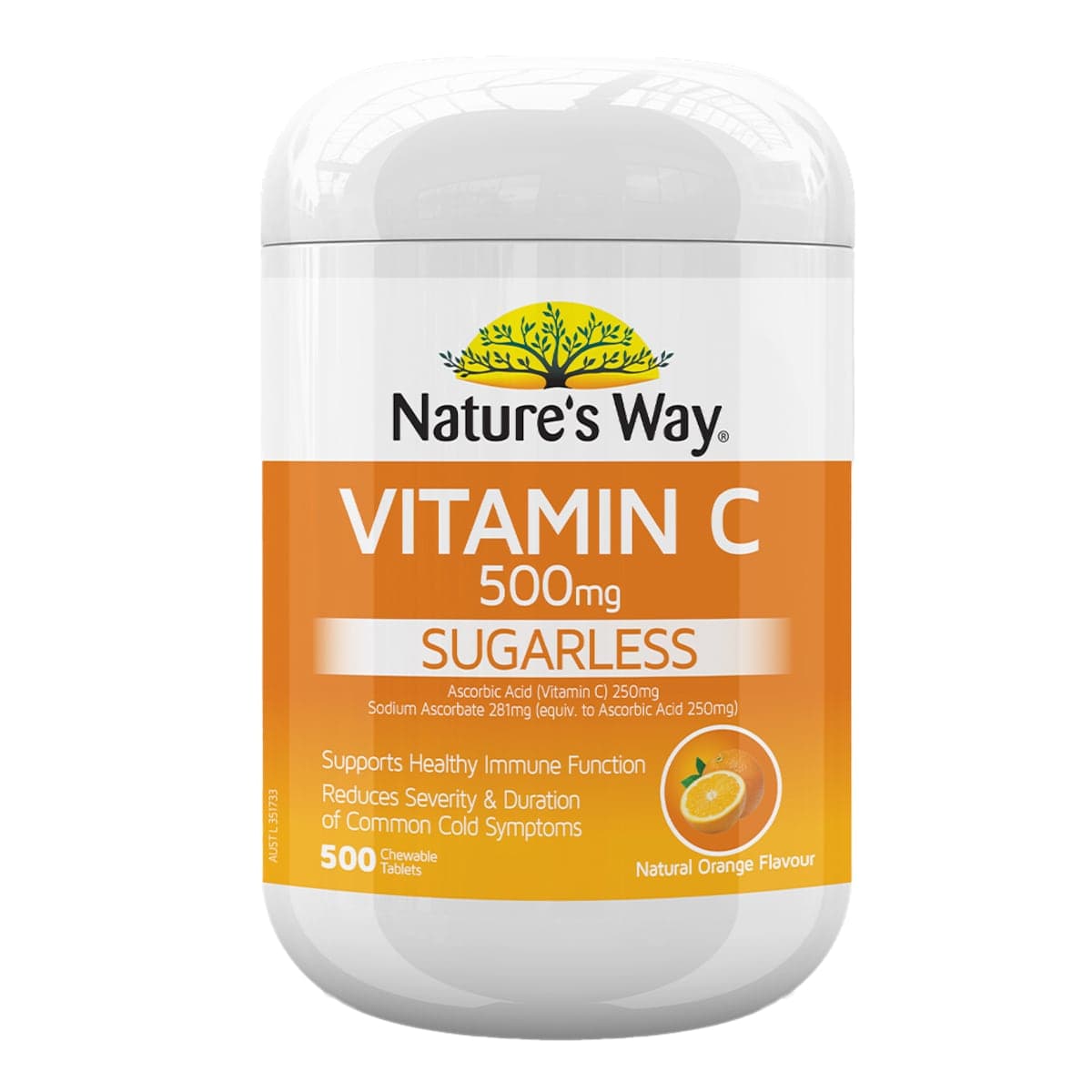 Thumbnail Natures Way Vitamin C 500Mg 500 Chewable Tablets