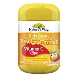 Natures Way Kids Smart Vita Gummies Vitamin C & Zinc 60 Pack