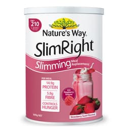 Natures Way Slimright Slimming Meal Replacement Shake Strawberry 500G