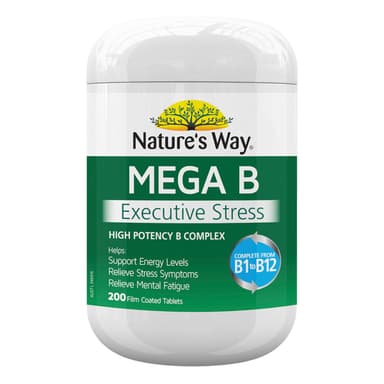 Natures Way Mega B 200 Tablets