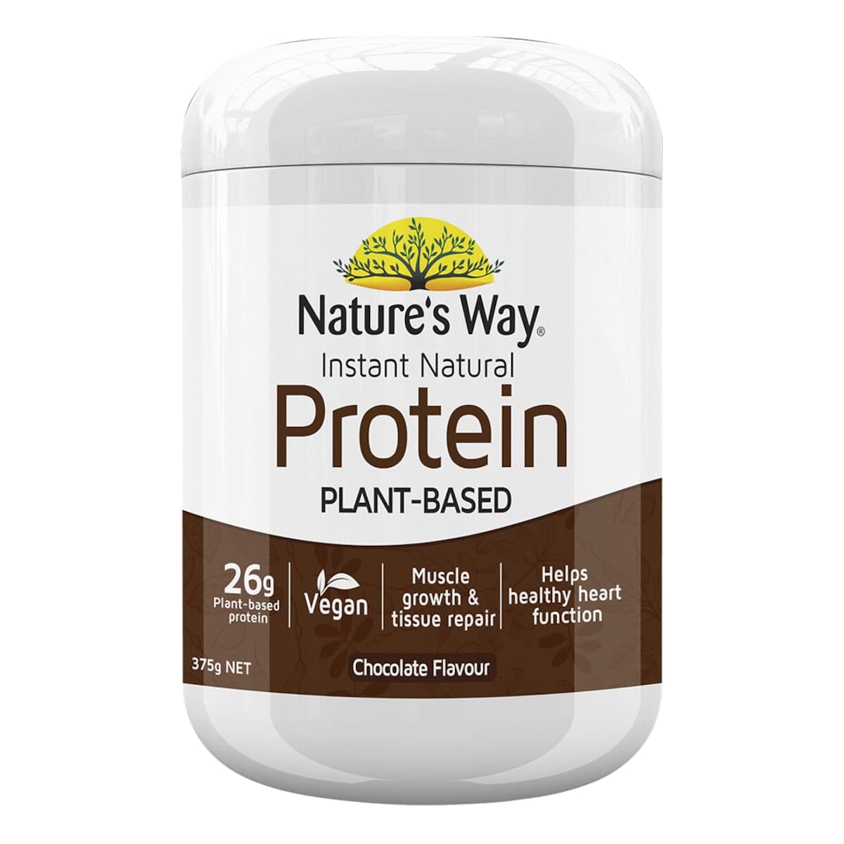 Natures Way Instant Natural Protein Chocolate 375G