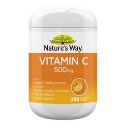 Natures Way Vitamin C 500Mg 300 Chewable Tablets