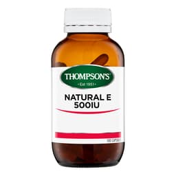 Thompsons Natural E 500Iu 100 Capsules