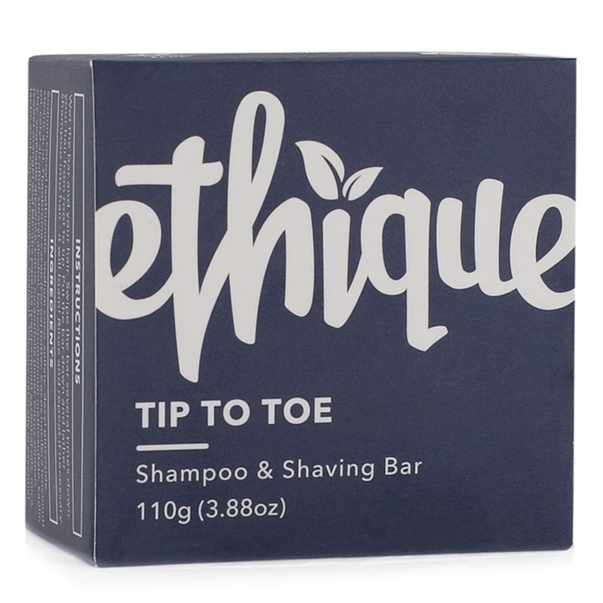 Ethique Tip-To-Toe 2-In-1 Solid Shampoo & Shaving Bar 110G