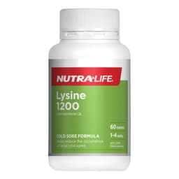 Nutra-Life Lysine 1200Mg 60 Tablets