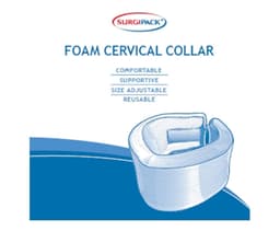 Surgipack Cervical Collar Foam Medium 1 Collar