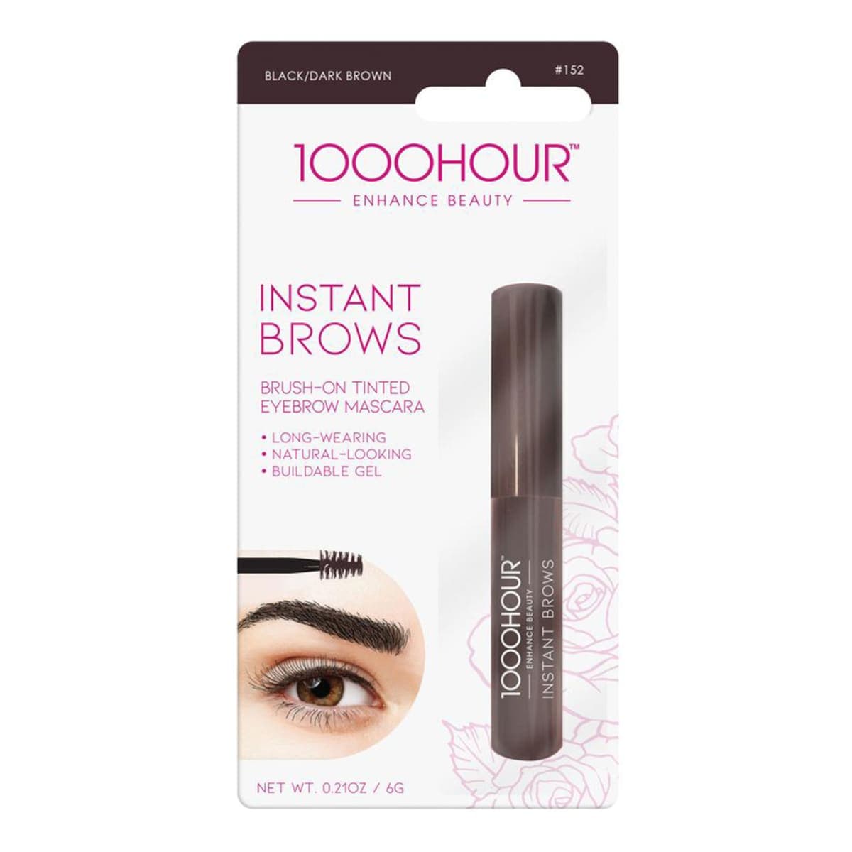 1000 Hour Instant Brows Mascara Black/Dark Brown