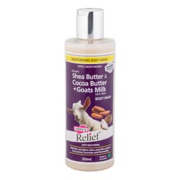 Hopes Relief Body Wash Shea & Cocoa Butter + Goats Milk 250Ml