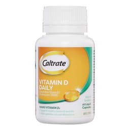 Caltrate Vitamin D 1000Iu 60 Capsules