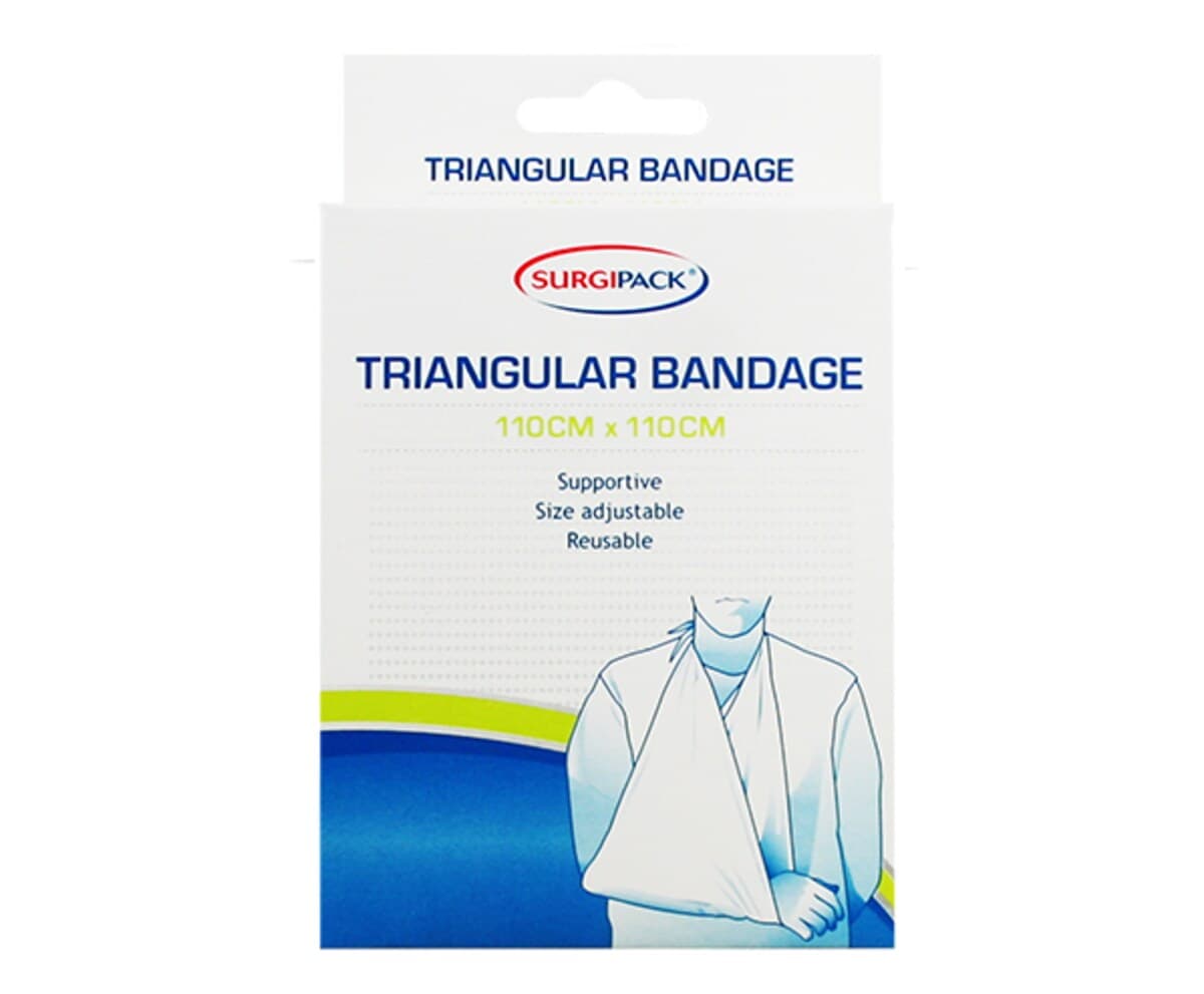 Surgipack Triangular 110Cm X 110Cm Single Bandage