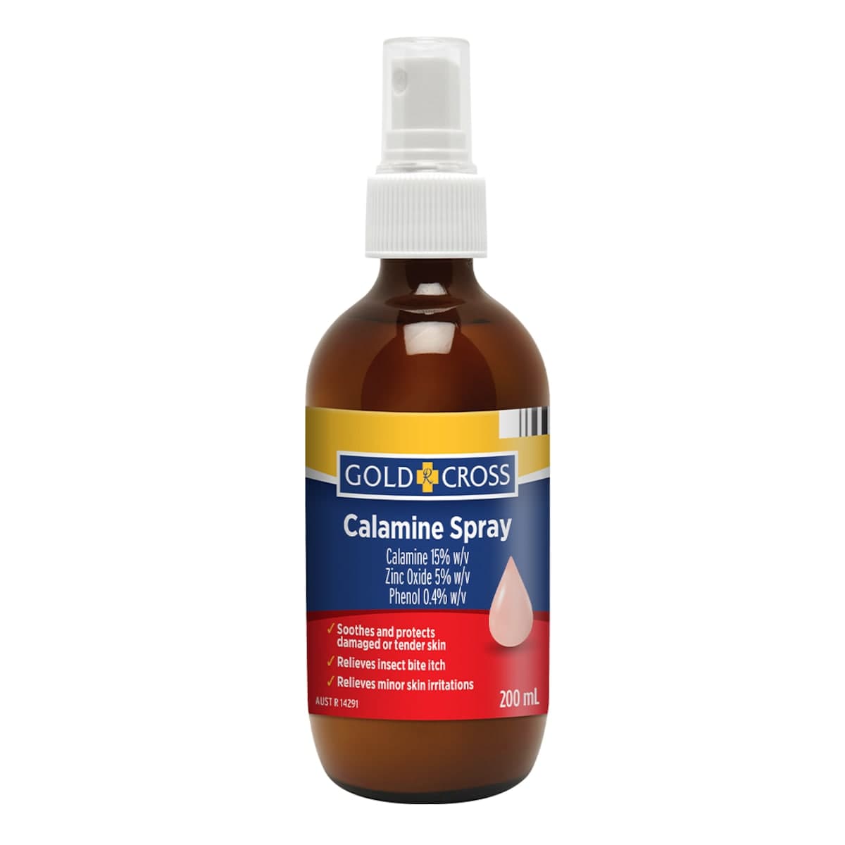 Gold Cross Calamine Lotion Spray 200Ml