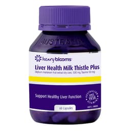 Henry Blooms Liver Health Milk Thistle Plus 60 Capsules