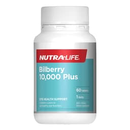 Nutra-Life Bilberry 10000 Plus 60 Tablets