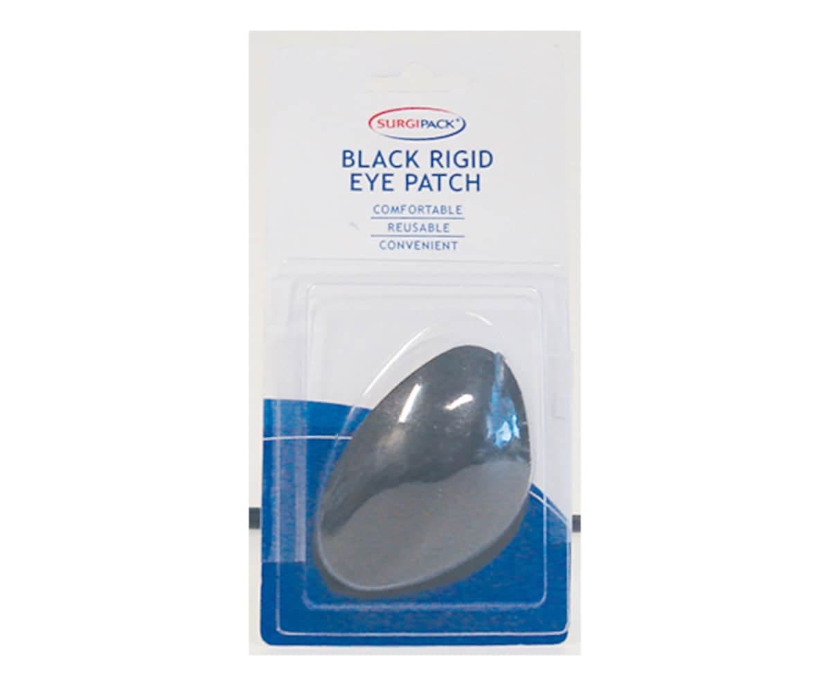 Surgipack Black Rigid Eye Patch