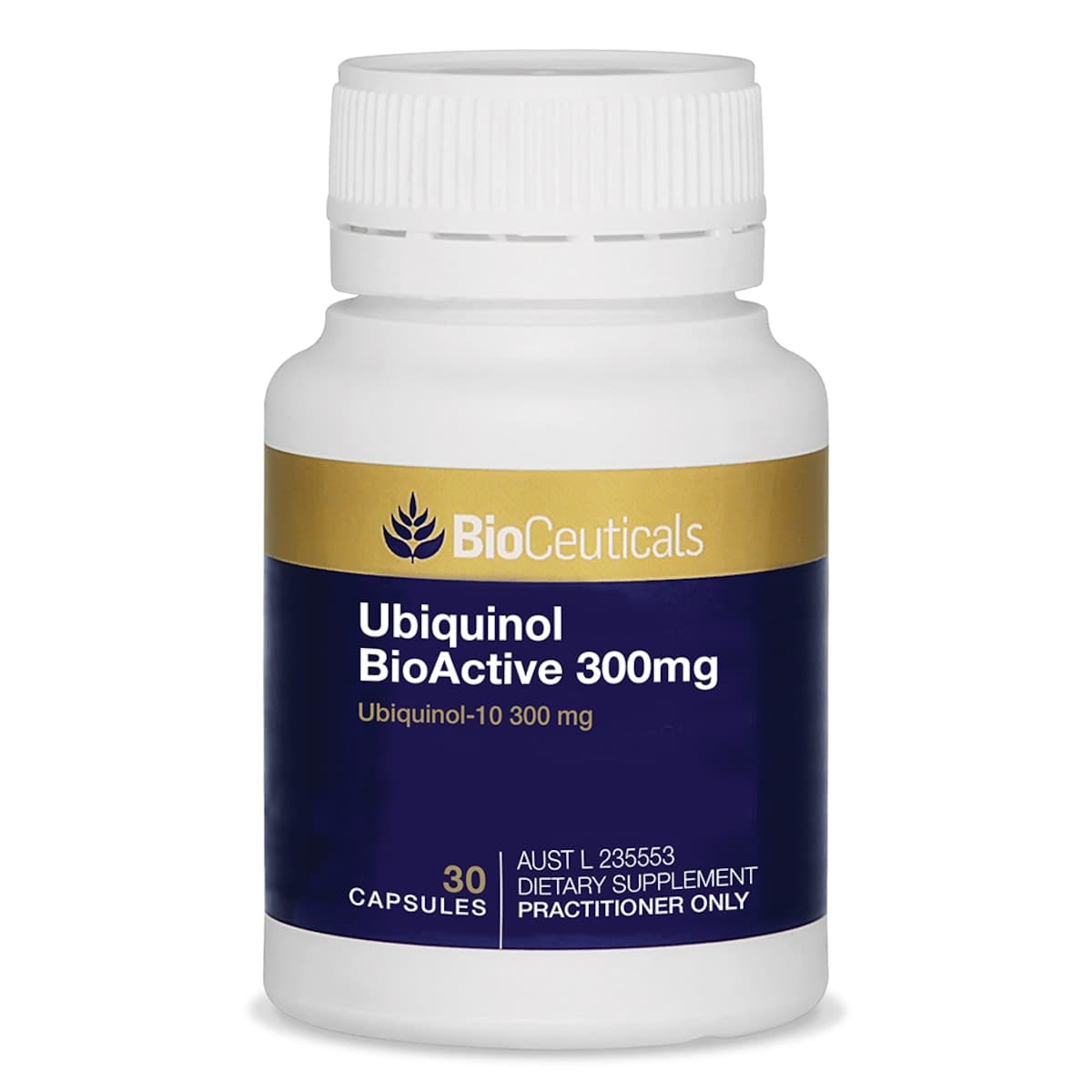 Bioceuticals Ubiquinol Bioactive 300Mg 30 Capsules