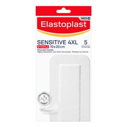 Elastoplast Sensitive Sterile Dressing 4Xl 10Cm X 20Cm 5 Pack