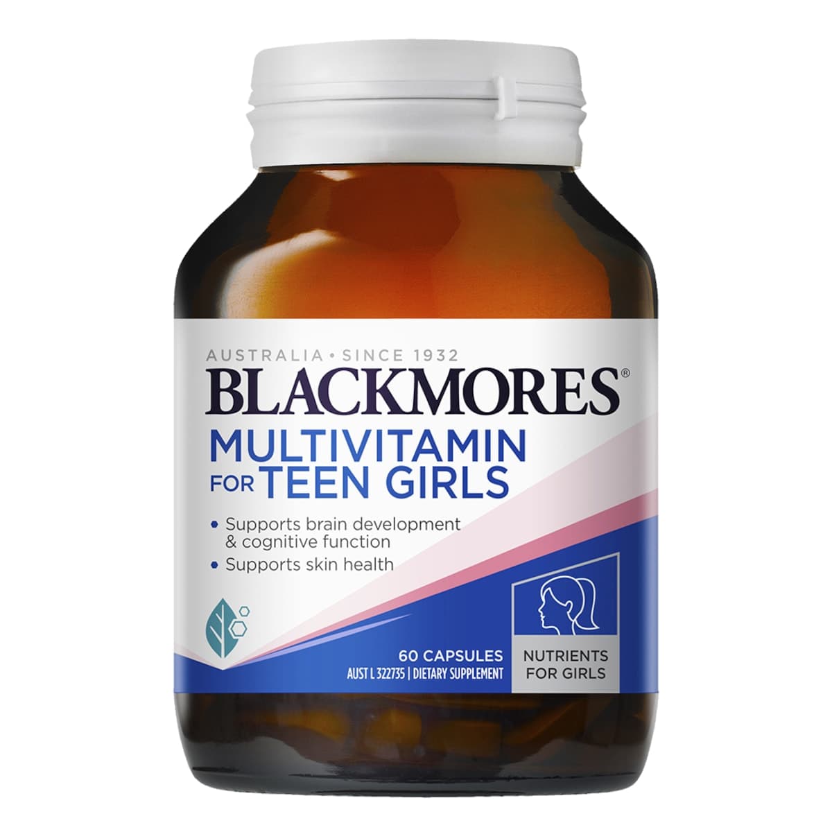 Thumbnail Blackmores Multivitamin For Teen Girls 60 Capsules