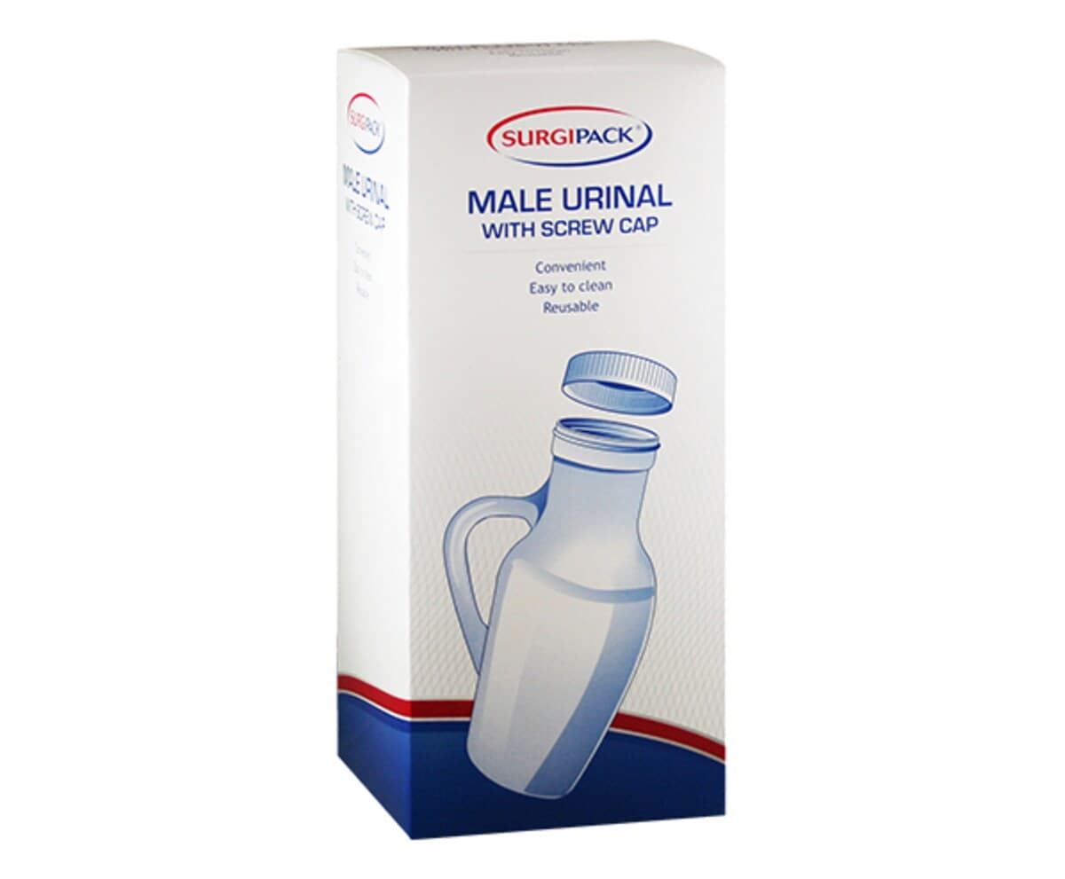 Thumbnail Surgipack Male Urinal With Lid 1 Litre