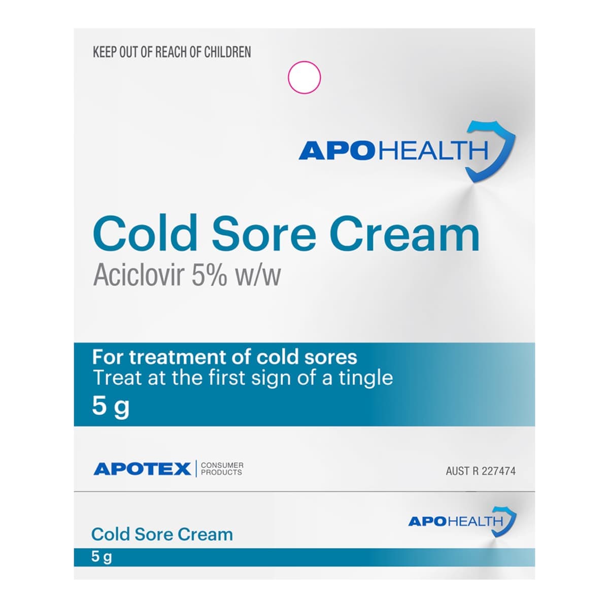 Thumbnail Apohealth Cold Sore Cream 5G