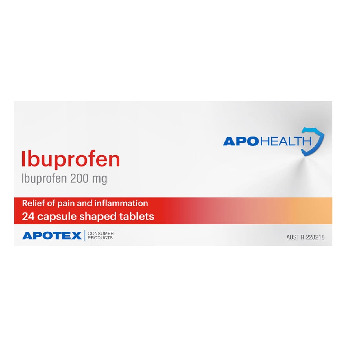 Apohealth Ibuprofen 200Mg Pain Relief 24 Tablets