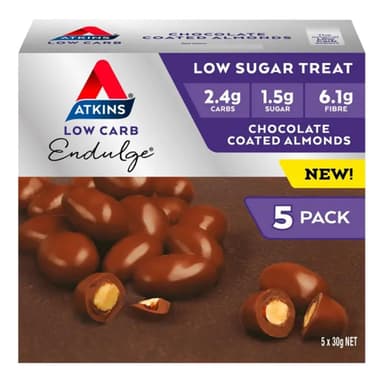 Atkins Endulge Chocolate Coated Almonds 5 Pack