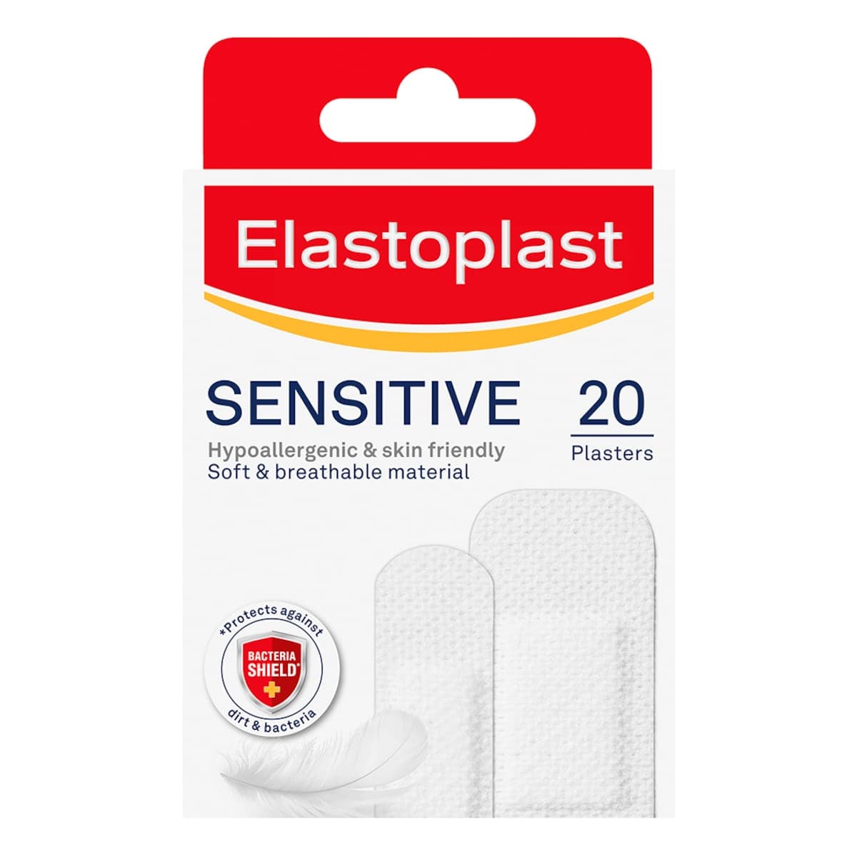 Elastoplast Sensitive Hypoallergenic Strips Assorted 20 Pack