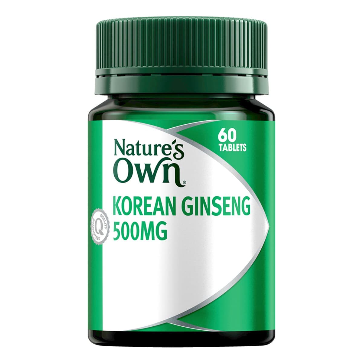 Natures Own Ginseng Korean 500Mg 60 Tablets