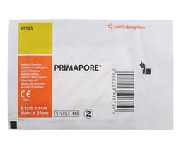 Primapore Flexible Fabric Dressing 8.3Cm X 6Cm Single By Smith & Nephew