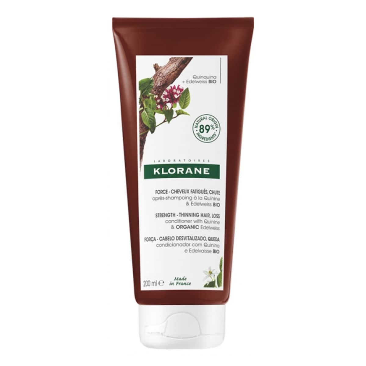 Klorane Hair Strengthening Conditioner With Quinine & Organic Edelweiss 200Ml