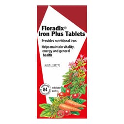 Floradix Iron Plus 84 Tablets